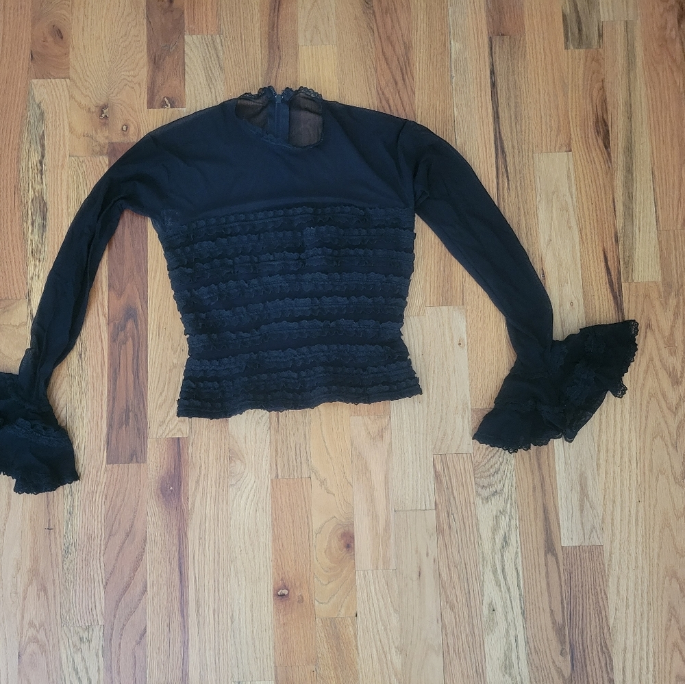 Lace Top with Bell sleeves